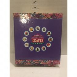 America’s All Time Favorite Crafts Cards Binder With 100+ Crafting Cards