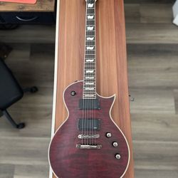 ESP LTD EC-401QM Electric Guitar See-Thru Black Cherry Sunburst