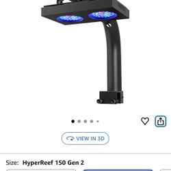 NICREW HyperReef 150 Gen 2 Reef LED Light 150W With Controller