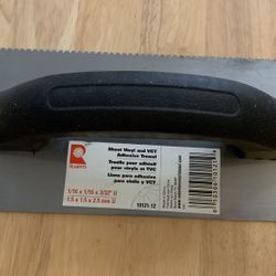 Sheet Vinyl and VCT Adhesive Trowel
