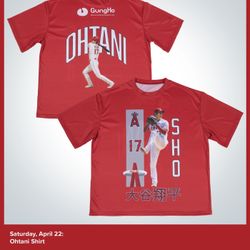 Angels Baseball Shohei Ohtani T-shirt - adult XL