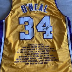 Authenticated Shaquille O’Neal Jersey