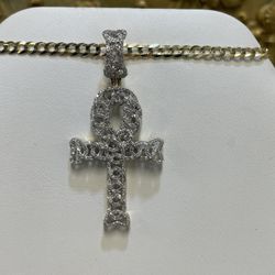 Ankh Diamond Pendant