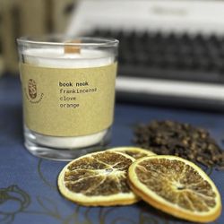 Book nook Soy Candle Handmade 10oz 