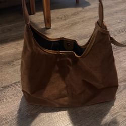 Suede Brown Purse 