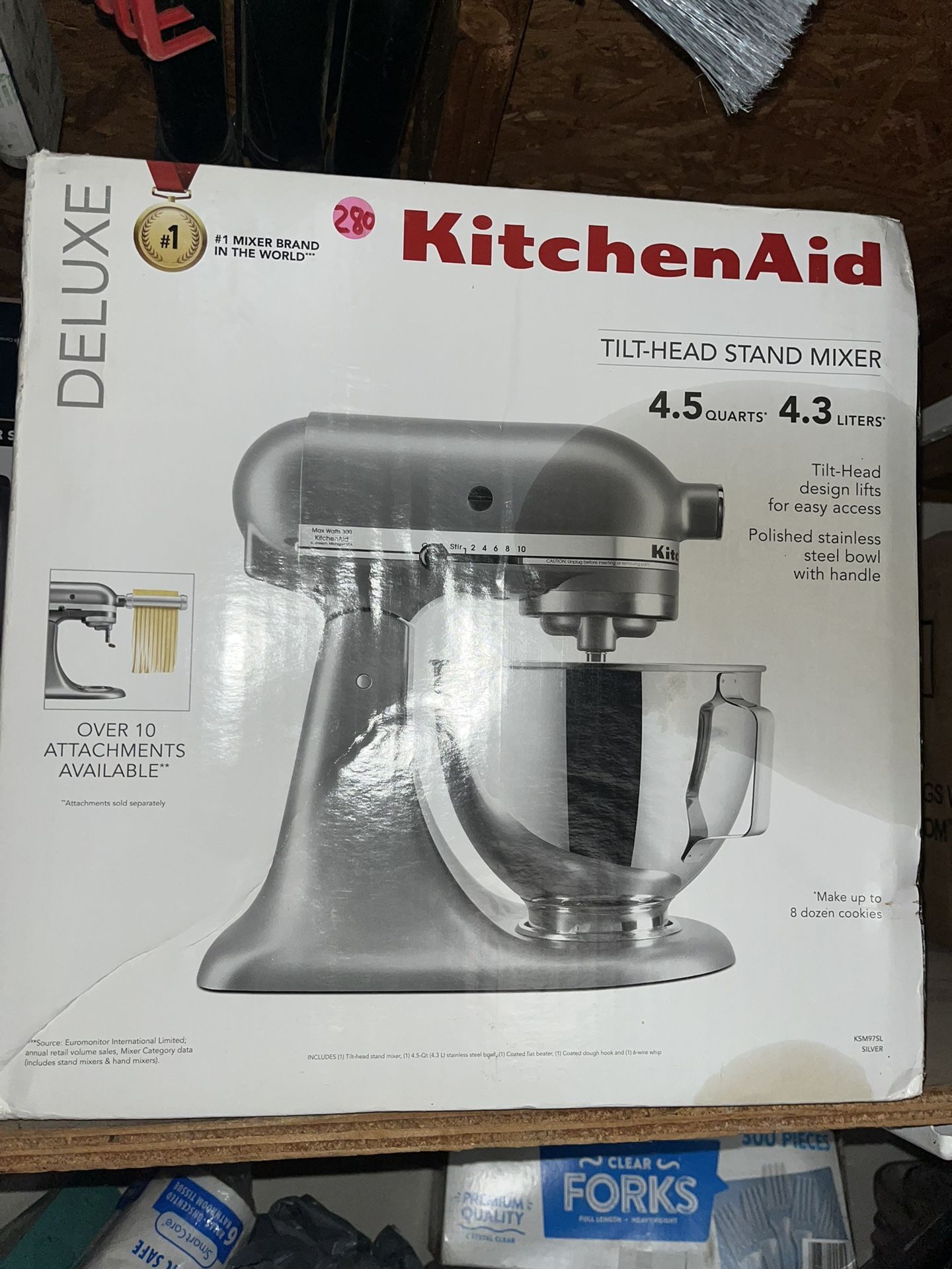 Kitchen Aid Tilt Head Mixer Deluxe 4.5