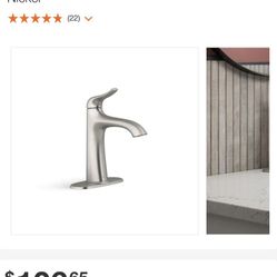 Bathroom Faucet in Vibrant Brushed Nickel