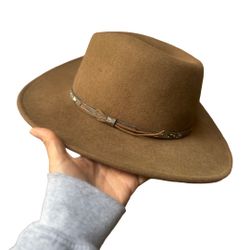 Women’s Stetson Mountain Sky Crushable Wool Felt Outback Hat