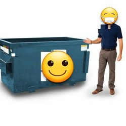 Trash bin 805*339**9393**container dumpster roloff roll off bin bins, 3 yard bin $331 4 yard $431. 6yd $ 493