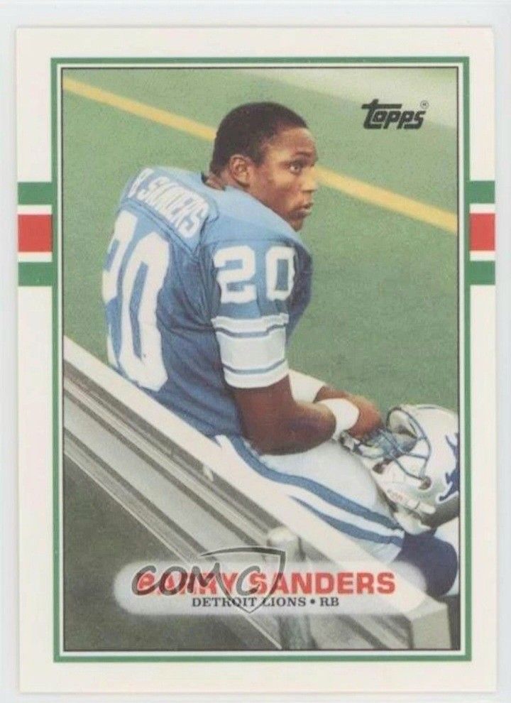 Very Nice Barry Sanders Rookie Card In MINT CONDITION