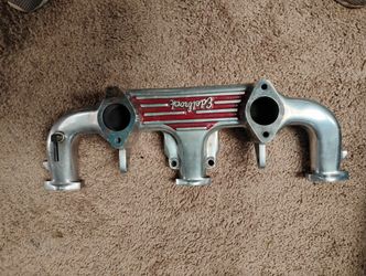 Elderbrock Alum Intake Manifold Off 1947 Chevy P.U.