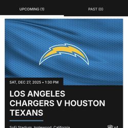 LOS ANGELES CHARGERS V HOUSTON TEXANS