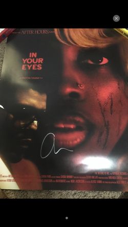 The Weeknd After Hours Autograph Signature poster rare