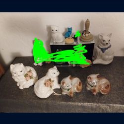 Cats Figurine Decor Lot $50 For All 
