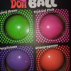 Needoh fuzzy balls 4pk