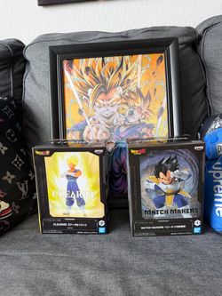 Dragon ball z figures. New in box. Clearise & match makers