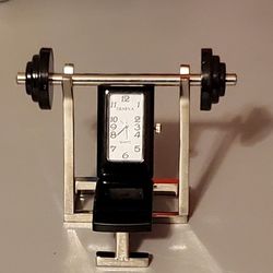 Geneva Miniature Clock Ship / Bike / BBQ / Weight Bench / Fishing Pole