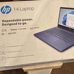 Hp Stream 14” Blue Laptop 💻 L4