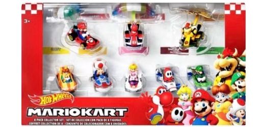 Hot Wheels Mario Kart 8-Pack Collector Set