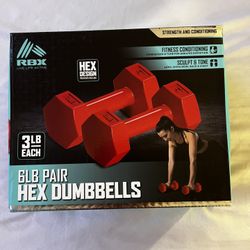 6 lb Dumbbells (pair)