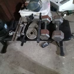 Weights Work  Out Bench Punching Bags Speedball