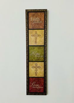 Religious inspirational picture frame