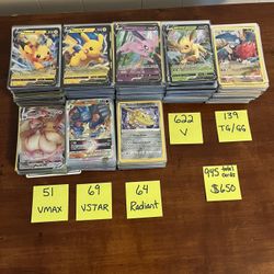Pokemon Bulk - V/VMAX/VSTAR/etc