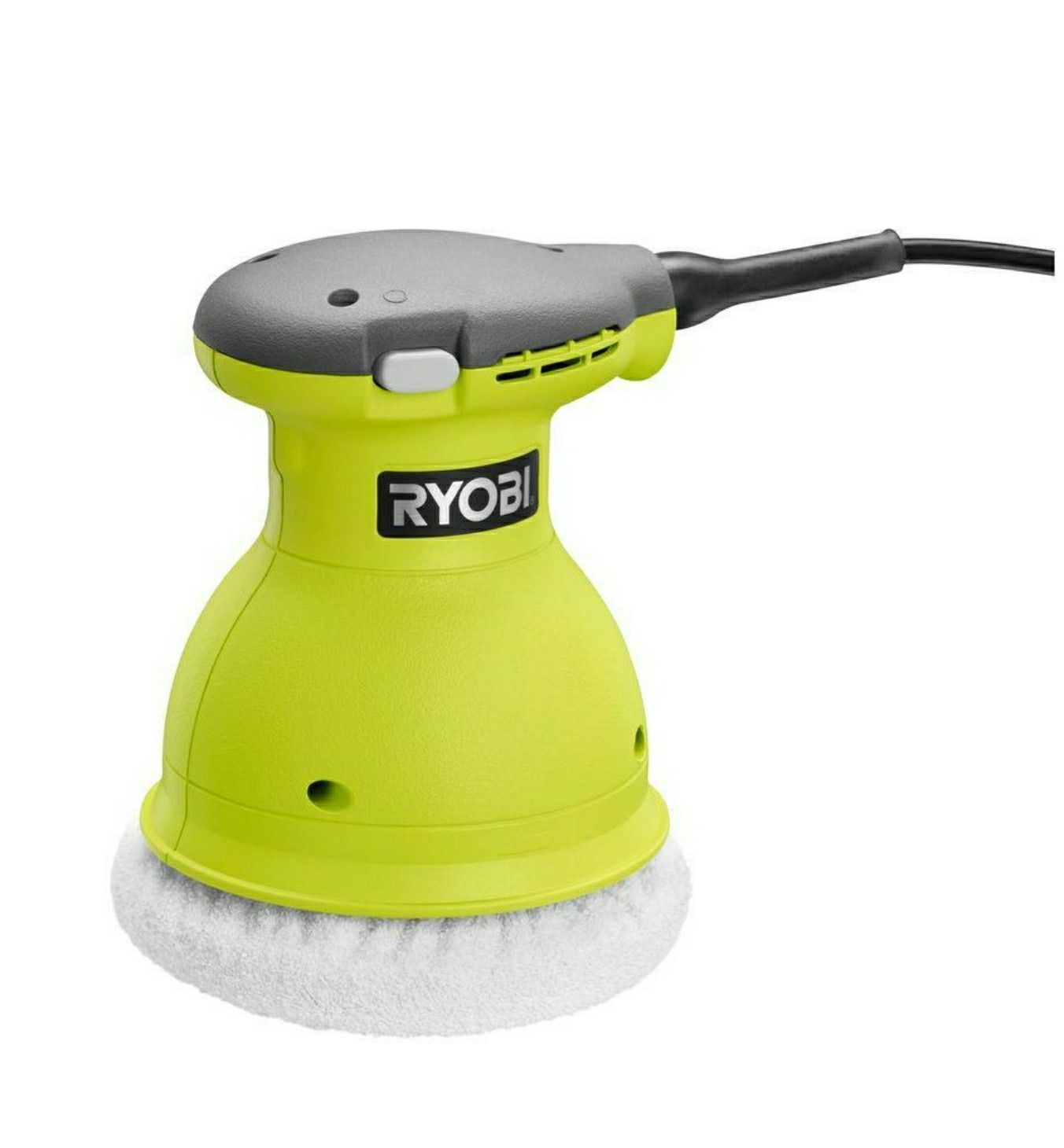 Ryobi RB61G 6 Inch Corded 120 Volt AC, .5 Amp 4,800 OPM Swirl-Free Orbital Buffer