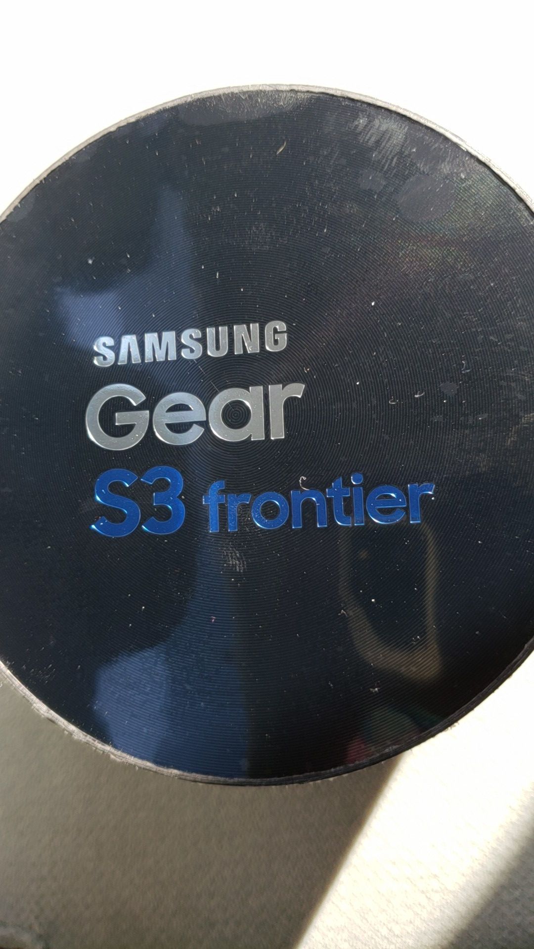 Samsung gear S3 Frontier smart watch with GPS and cellular capabilities. Brand new. Never opened. US Cellular carrier