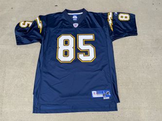 Vintage Reebok San Diego Chargers Antonio Gates Jersey Stitched Size Large Length +2