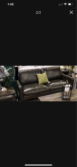 Leather sofa