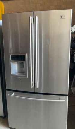 LG 3-Door Stainless Steel Fridge

