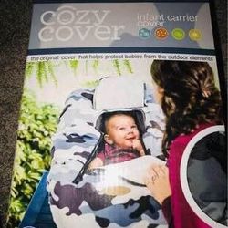 Cozy Cover Infant Carrier Cover - Black Camo