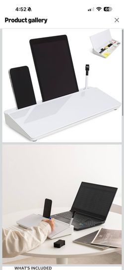 Desktop Whiteboard with Storage