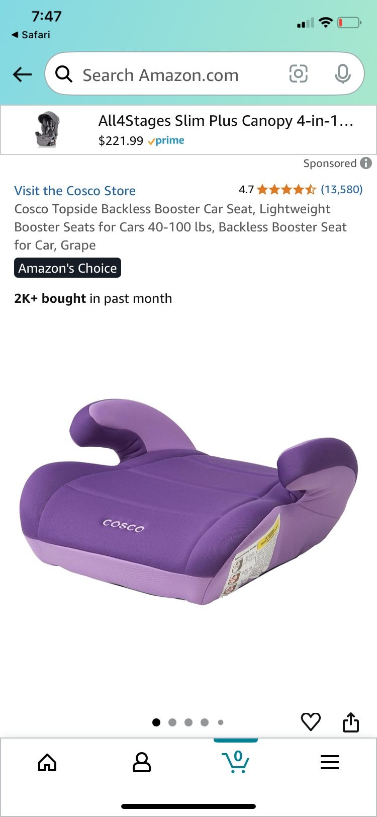 Cosco Booster Seat