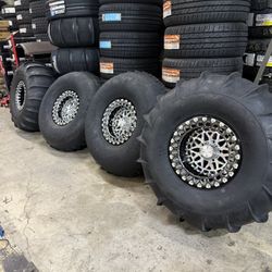 New set of Packard Performance Apollo Forged Beadlocks on 35” paddles for Pro R, Turbo R, Pro S