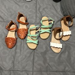 $5 each toddler girls sandals all size 8