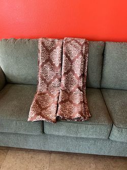 Chris Madden JCP, Curtains Home Collection Brown And Gold , 102 inch by 40 inch .
