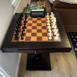 Chess Table With Clock