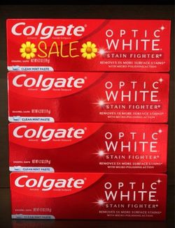 (PACK OF 4) COLGATE OPTIC WHITE TOOTHPASTE