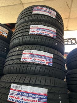 ✔️235/40/18 vendo set de llantas nuevas América