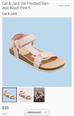 Cat And Jack Val Pink sandals 