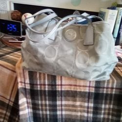 Coach Signature LOGO BLUE VRAYpurse