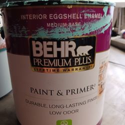 PAINT Gallon Cans (3). White, Green