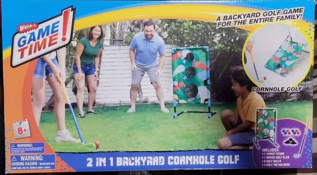 2-in-1 Backyard Cornhole Games $10 each (four available)