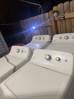 Appliances. Washer and dryer.  Stoves and fridges