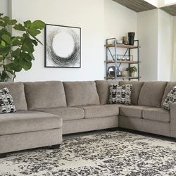 Ballinasloe Platinum LAF Sectional & Couch Sofa 