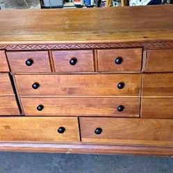 8 Drawer Vaughn Wooden  Dresser Made In USA