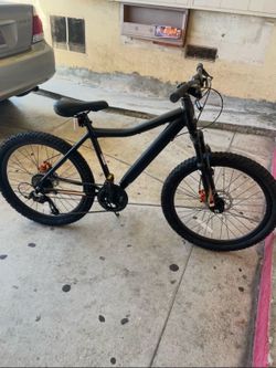 mountain riding bike