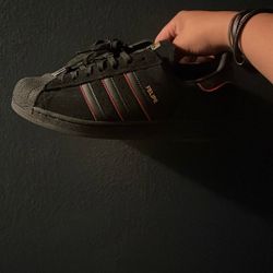 adidas Superstar ADV Felipe Core Black & Better Scarlet Skate Shoes